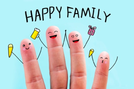 This image has an empty alt attribute; its file name is happyfamily.png